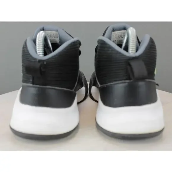 Adidas Cross Em Up 5 Basketball Shoes Youth 6 Black Green Athletic - Picture 4 of 7